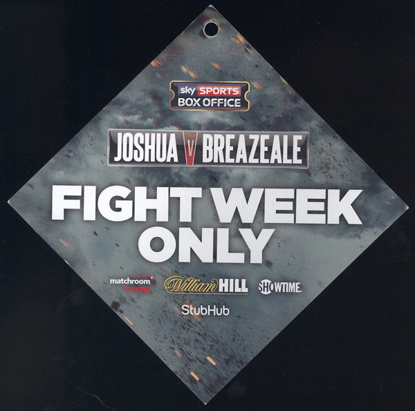 JOSHUA, ANTHONY-DOMINIC BREAZEALE SKY SPORTS CREDENTIAL (2016)