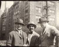 WILLARD, JESS, STRANGLER LEWIS & STANISLAUS ZBYSZKO ORIGINAL ANTIQUE PHOTO (1923)