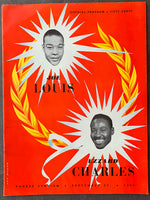 LOUIS, JOE-EZZARD CHARLES OFFICIAL PROGRAM (1950)