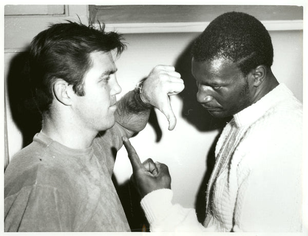QUARRY, JERRY-BUSTER MATHIS WIRE PHOTO (1969-PRE FIGHT)