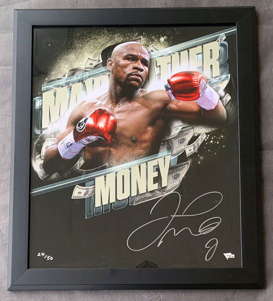 MAYWEATHER, JR., FLOYD SIGNED LARGE FORMAT PHOTO (FANATICS AUTHENTICATED)