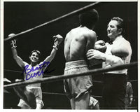 DURAN, ROBERTO SIGNED WIRE PHOTO (1978-MONROE BROOKS)