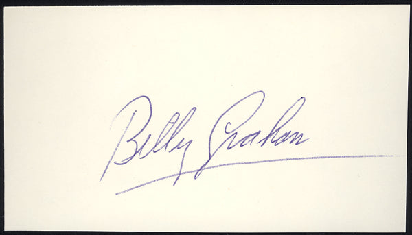 GRAHAM, BILLY INK SIGNATURE