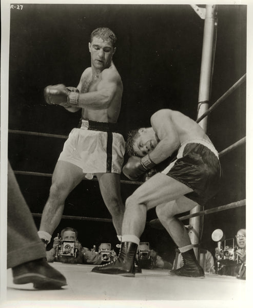 MARCIANO, ROCKY-ROLAND LASTARZA ORIGINAL PHOTO (1953)