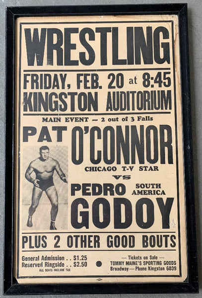 O'CONNOR, PAT-PEDRO GODOY ON SITE POSTER (1953)