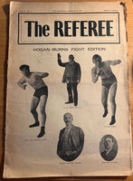 HOGAN, JACK "ONE ROUND"-FRANKIE BURNS OFFICIAL PROGRAM (1911)