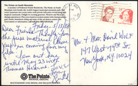 RUDD, IRVING SIGNED OVERSIZED POSTCARD (1988)