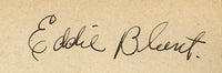 BLUNT, EDDIE INK SIGNED ALBUM PAGE