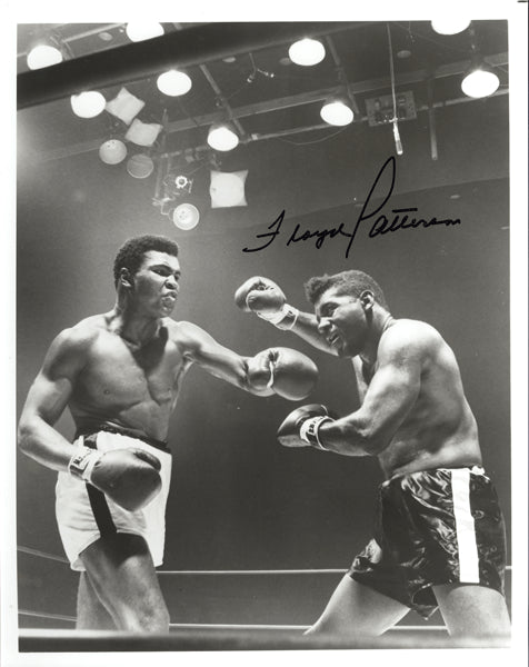 PATTERSON, FLOYD SIGNED PHOTO (ALI FIGHT-STINSON LOA)