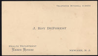 DEFOREST, JIMMY BUSINESS CARD