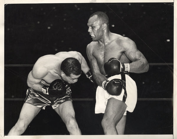 LOUIS, JOE-JERSEY JOE WALCOTT II WIRE PHOTO (1948)