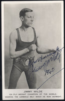 WILDE, JIMMY SIGNED PHOTO POSTCARD