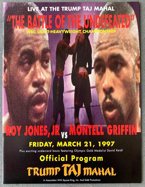 JONES, JR., ROY-MONTELL GRIFFIN OFFICIAL PROGRAM (1997)