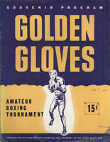 HENRY, CLARENCE GOLDEN GLOVES FINALS OFFICIAL PROGRAM (1948)