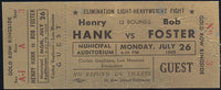 FOSTER, BOB-HENRY HANK FULL TICKET (1965)