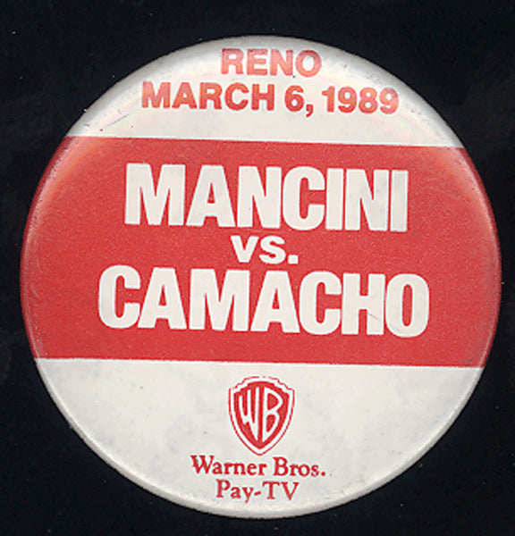MANCINI, RAY "BOOM BOOM"-HECTOR "MACHO" CAMACHO SOUVENIR PIN (