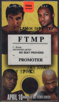 KLITSCHKO, WLADIMIR-LAMON BREWSTER I MEDIA CREDENTIAL (2004)