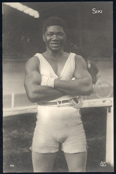 SIKI, BATTLING REAL PHOTO POSTCARD