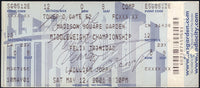 TRINIDAD, FELIX-WILLIAM JOPPY FULL TICKET (2001-SIGNED BY VERNON FORREST)