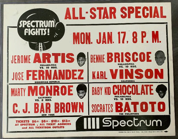 BRISCOE, BENNIE-KARL VINSON ON SITE POSTER (1977)