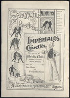 GREEN GEORGE (YOUNG CORBETT)-PHIL SOLDIER GREEN OFFICIAL PROGRAM (1900)