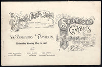 GREEN, GEORGE (YOUNG CORBETT)-CHARLEY MCKEEVER OFFICIAL PROGRAM (1897)