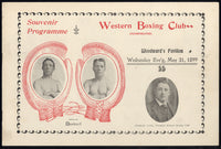 GREEN, GEORGE (YOUNG CORBETT)-AL NEILL OFFICIAL PROGRAM (1899)
