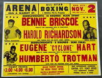 BRISCOE, BENNIE-HAROLD RICHARDSON & CYCLONE HART-HERB TROTTMAN ON SITE POSTER (1970)