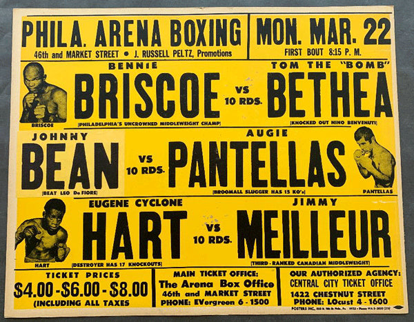 BRISCOE, BENNIE-TOM BETHEA & CYCLONE HART-JIM MEILLEUR ON SITE POSTER (1971)