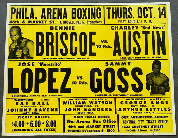 BRISCOE, BENNIE-CHARLEY AUSTIN ON SITE POSTER (1971)