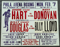 HART, EUGENE "CYCLONE"-MATT DONOVAN ON SITE POSTER (1972)