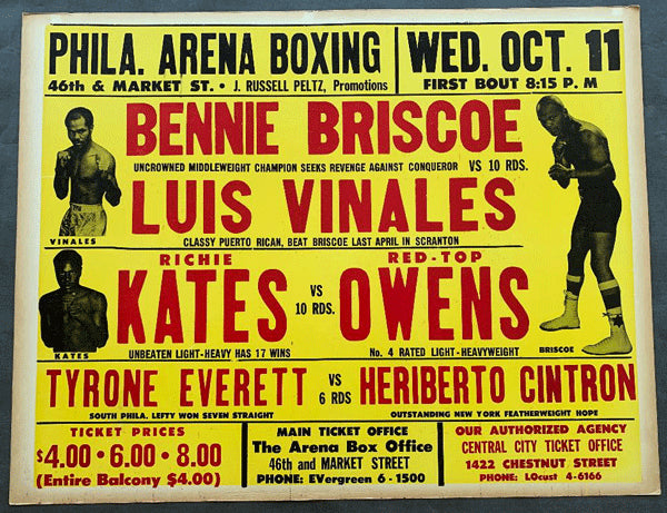 BRISCOE, BENNIE-LUIS VINALES II ON SITE POSTER (1972)