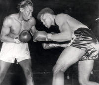 JACKSON, TOMMY "HURRICANE"-JULIO MEDEROS WIRE PHOTO (1956)