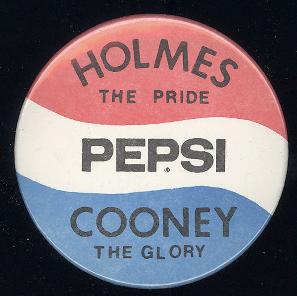 HOLMES, LARRY-GERRY COONEY SOUVENIR PIN (PEPSI-1982)
