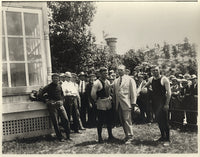 FLYNN, FIREMAN JIM & JACK CURLEY ORIGINAL PHOTO (1912-BEFORE JOHNSON FIGHT)