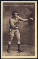 JEFFRIES, JAMES J. REAL PHOTO POSTCARD (1910)