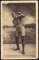 JOHNSON, JACK REAL PHOTO POSTCARD (1910-RARE)