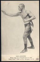LANGFORD, SAM PHOTO POSTCARD