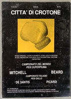 MITCHELL, BRIAN-JACKIE BEARD OFFICIAL PROGRAM (19