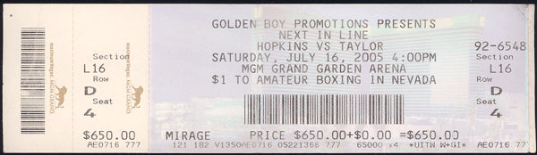 HOPKINS, BERNARD-JERMAIN TAYLOR I FULL TICKET (2005)