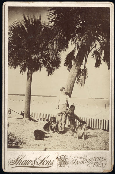 CORBETT, JAMES CABINET CARD (1894-BEFORE MITCHELL FIGHT)