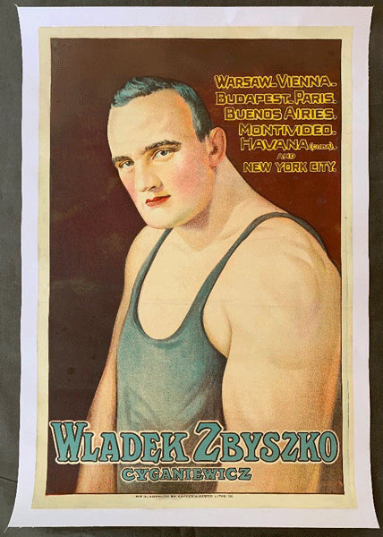 ZBYSZKO, WLADEK ORIGINAL LITHOGRAPHIC POSTER (1920'S)