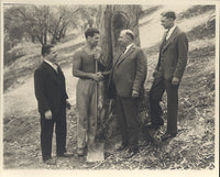 DEMPSEY, JACK ORIGINAL WIRE PHOTO (1919-TRAINING FOR WILLARD)