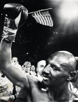 HAGLER, MARVIN WIRE PHOTO (1981-OBEL FIGHT)