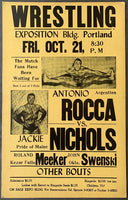 ROCCA, ANTONINO-JACKIE NICHOLS ON SITE POSTER (1955)