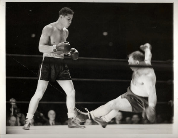 LOUIS, JOE-TONY GALENTO WIRE PHOTO (1939-2ND ROUND)