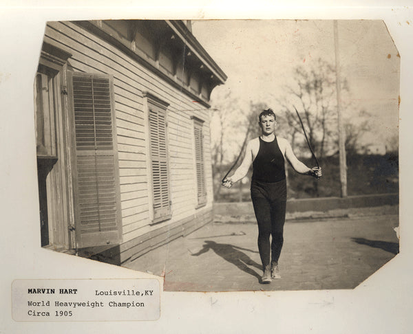 HART, MARVIN TRAINING ORIGINAL PHOTO (CIRCA 1905)