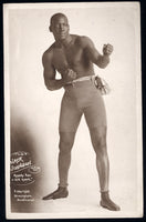 JOHNSON, JACK REAL PHOTO POSTCARD