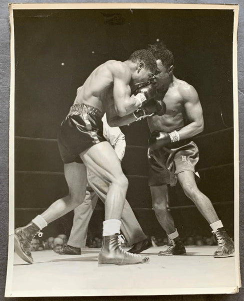 ARMSTRONG, HENRY-BEAU JACK ORIGINAL LARGE FORMAT WIRE PHOTO (1943)