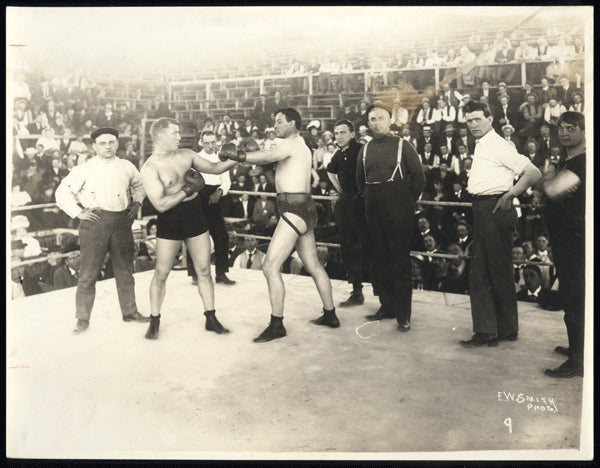 HART, MARVIN-MIKE SCHRECK ORIGINAL PHOTO (1909-SQUARING OFF)